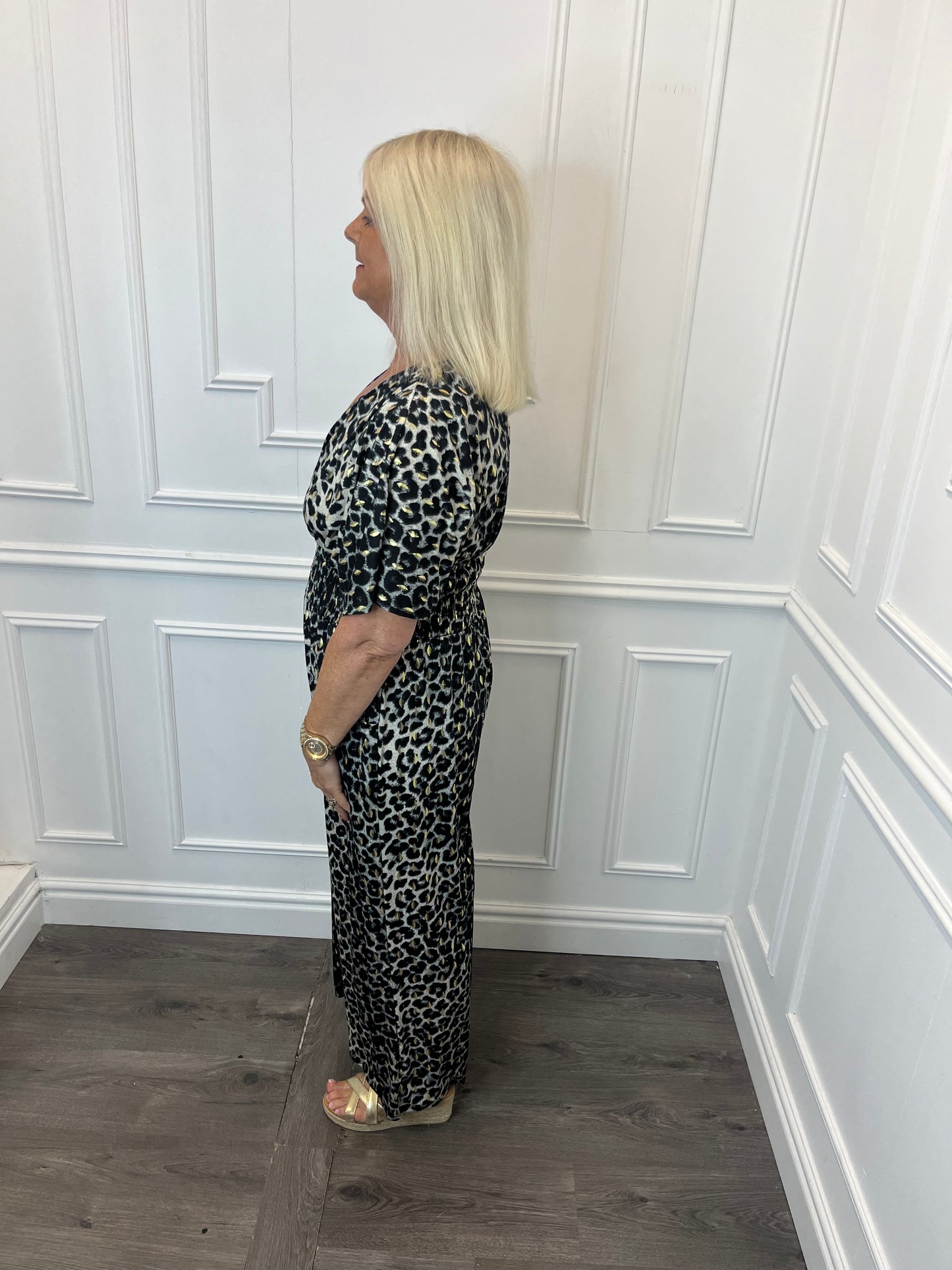 Leopard Print Jumpsuit