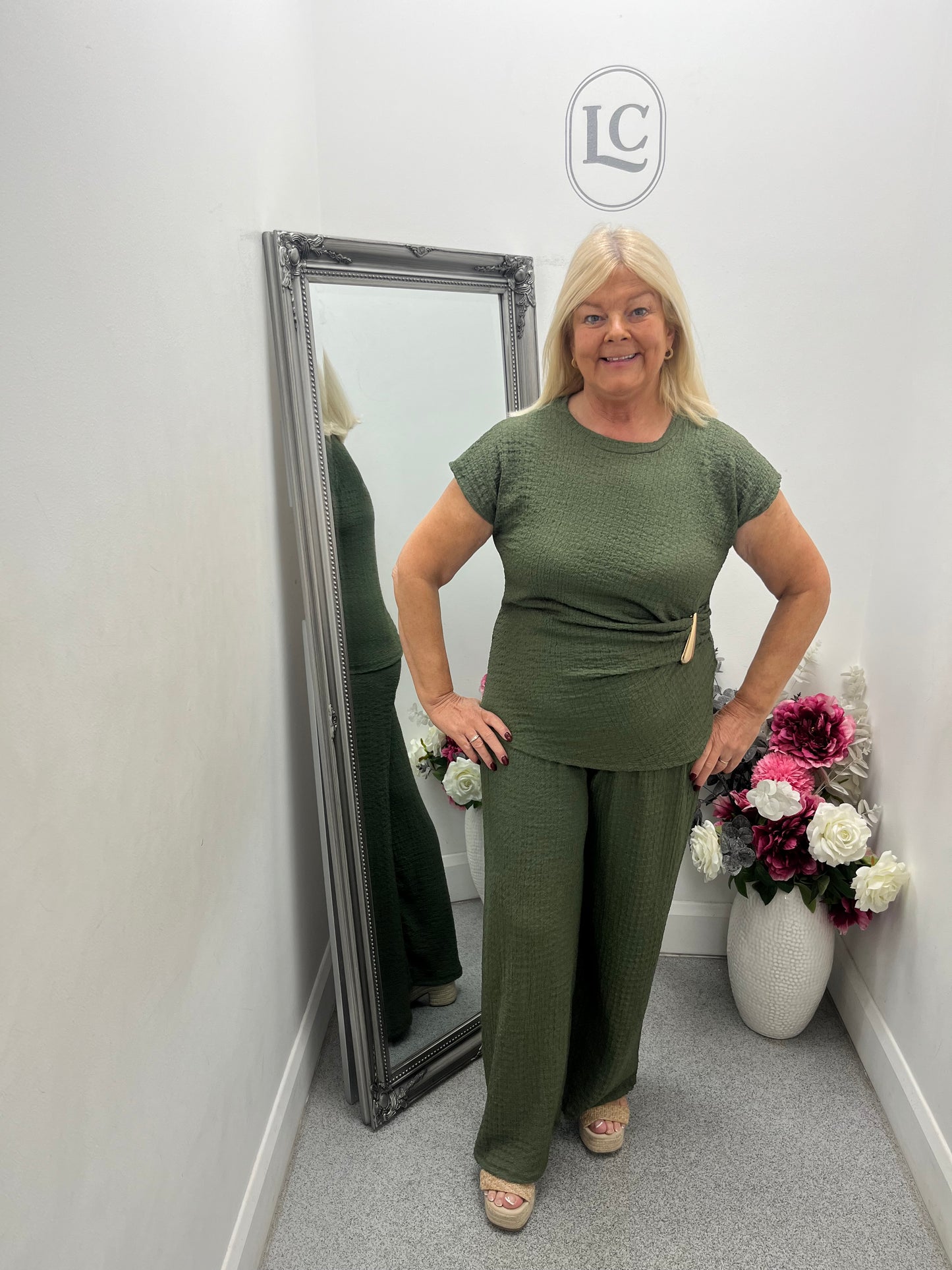 Jodie Top and Trouser Set in 10 colours