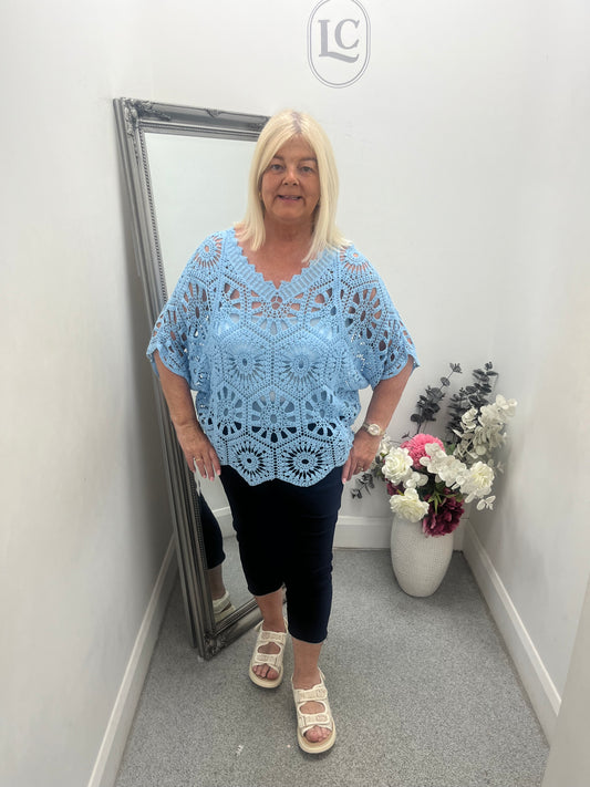 Tina crotchet in Blue
