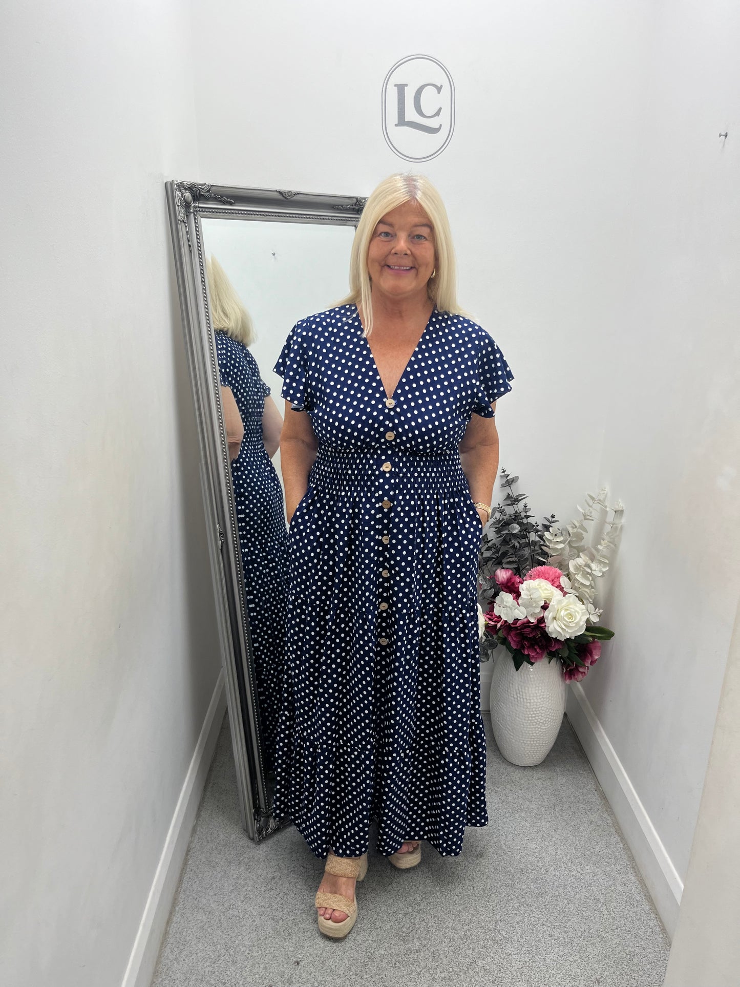 Maxi Polka Dot Dress 6 colours