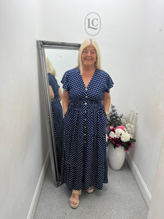 Maxi Polka Dot Dress 6 colours