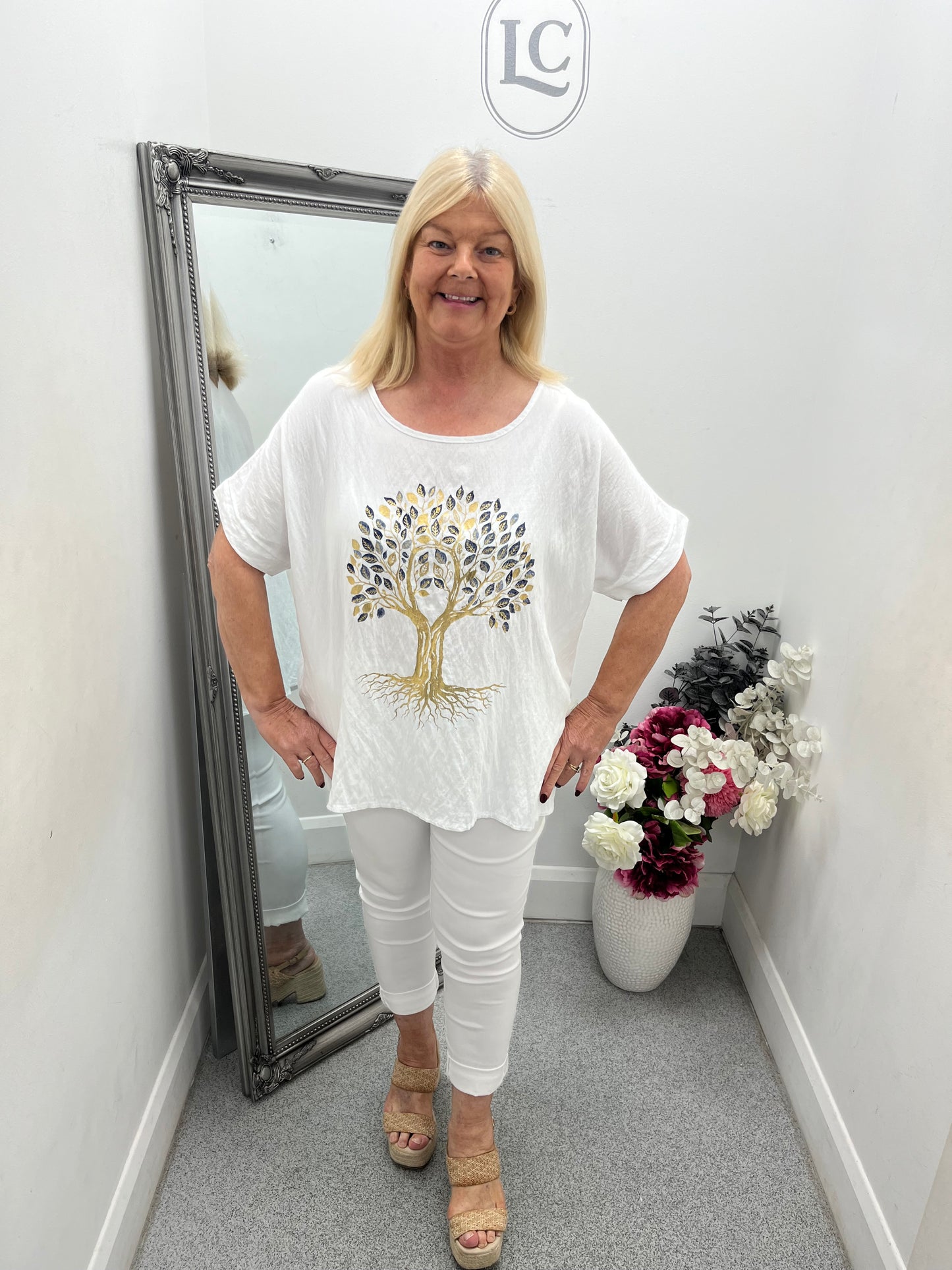 Printed Tree Top in 10 colours