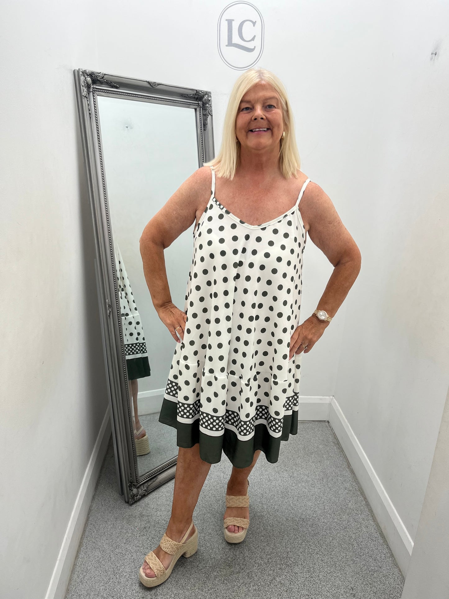 String Polka Dress in 5 colours