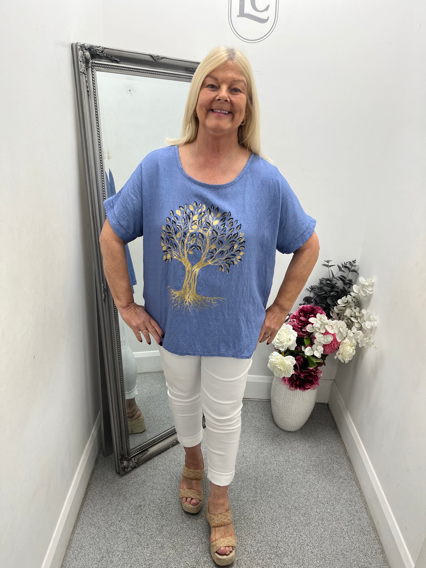 Printed Tree Top in 10 colours
