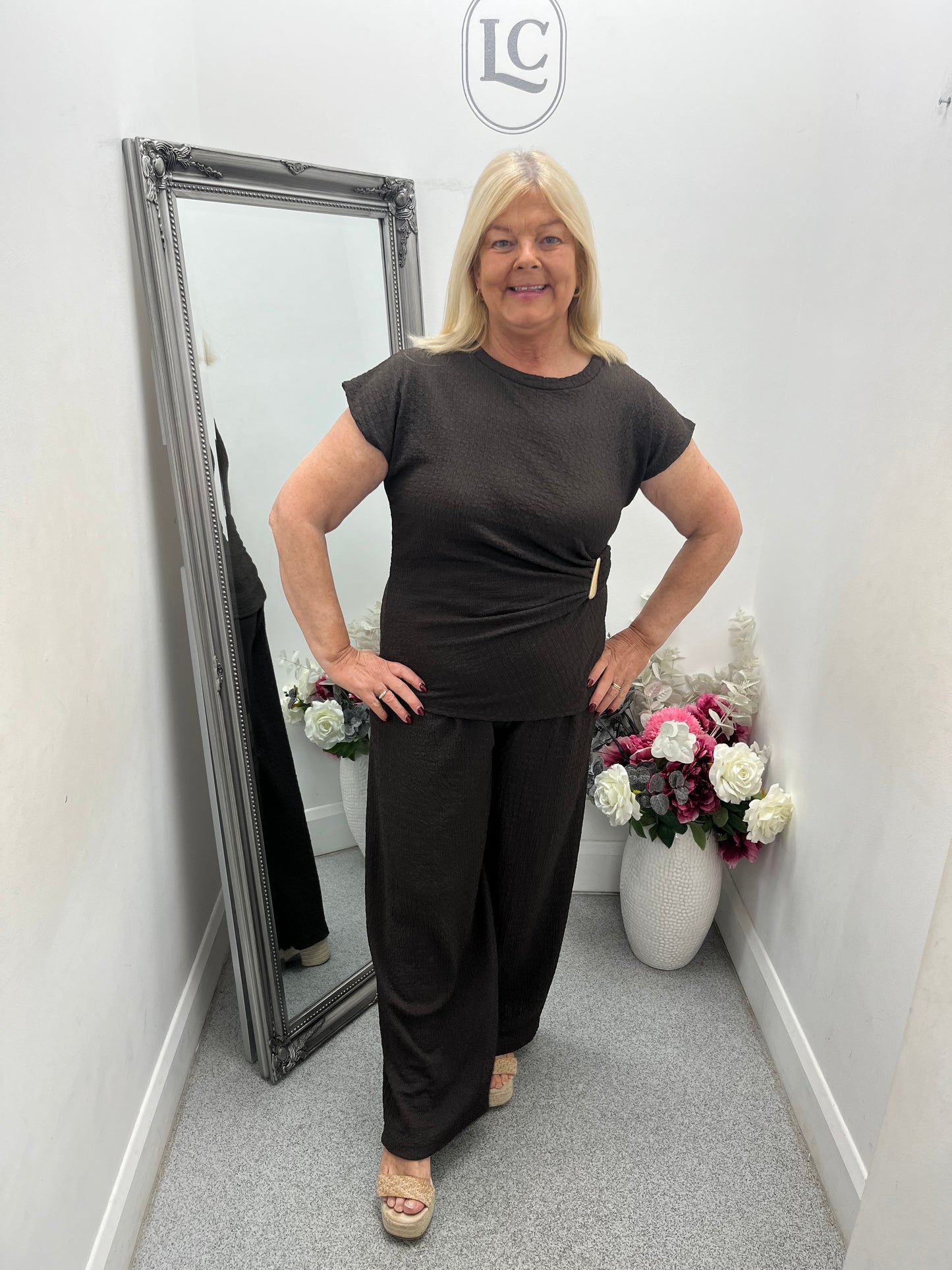 Jodie Top and Trouser Set in 10 colours