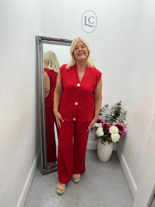 Isobel Waistcoat and Trouser Co Ord in 9 colours