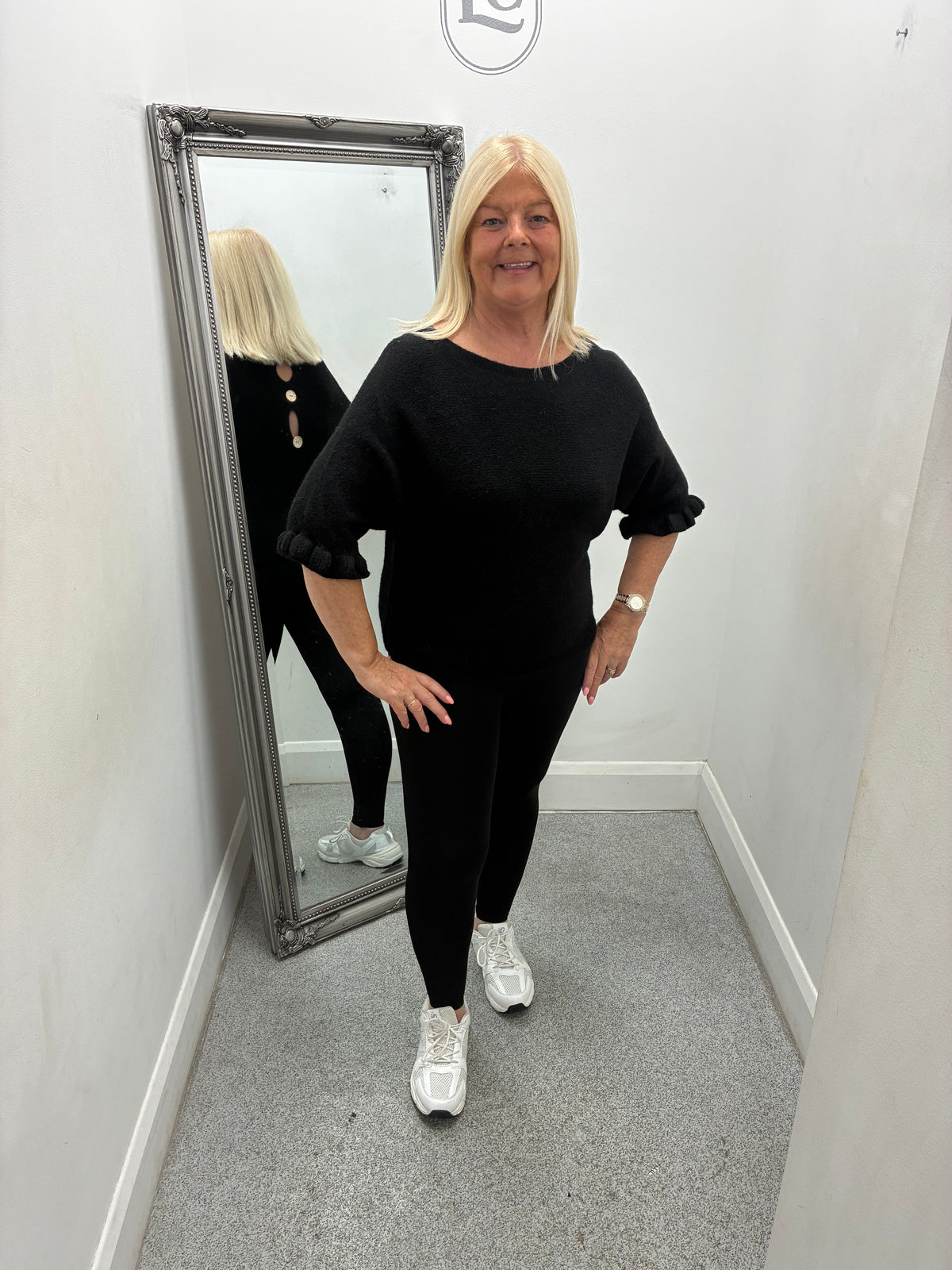 Button Back Jumper in 7 colours
