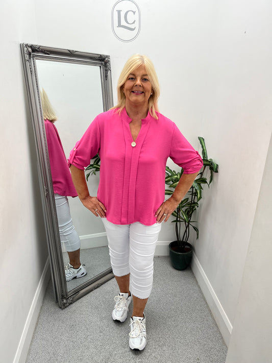 Pleated Front Shirt