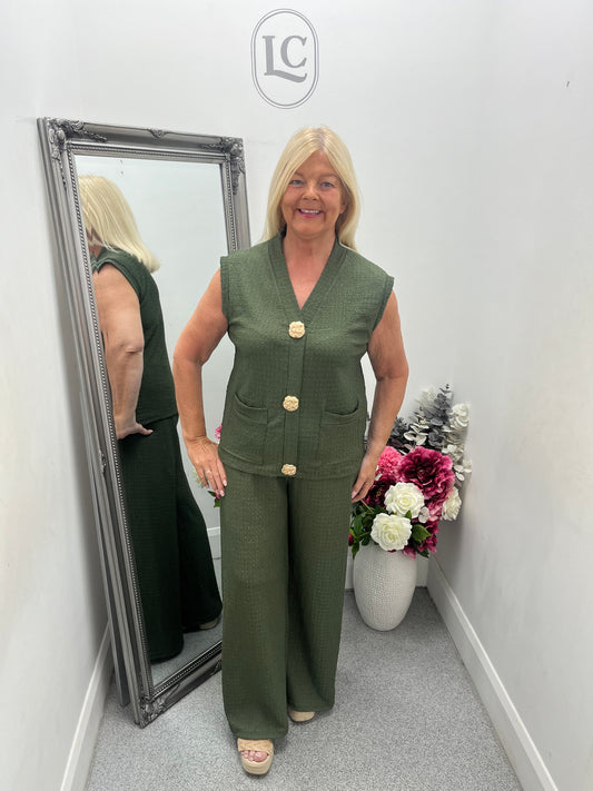 Sabrina Waistcoat Co Ord